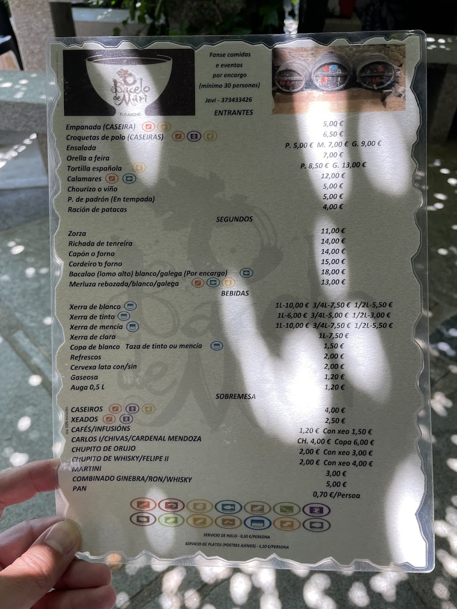 Menu Furancho O Bacelo De Mari-10
