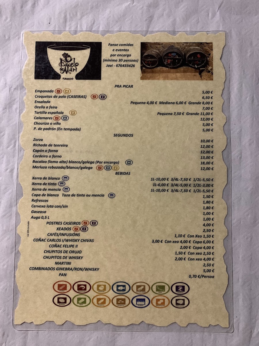 Menu Furancho O Bacelo De Mari-7